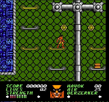Wolverine (USA) screen shot game playing